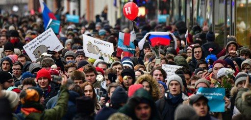 Navalny freed after thousands rally against Putin and ‘pseudo-polls’