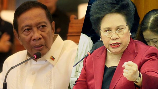 CRITICISM ASIDE. Binay named Senator Miriam Defensor Santiago as another possible VP bet even after she criticized him for snubbing the Senate probe into corruption allegations against him. File photo 