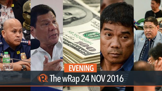 De Lima-Dayan affair, Philippine peso, Rodrigo Duterte | Evening wRap