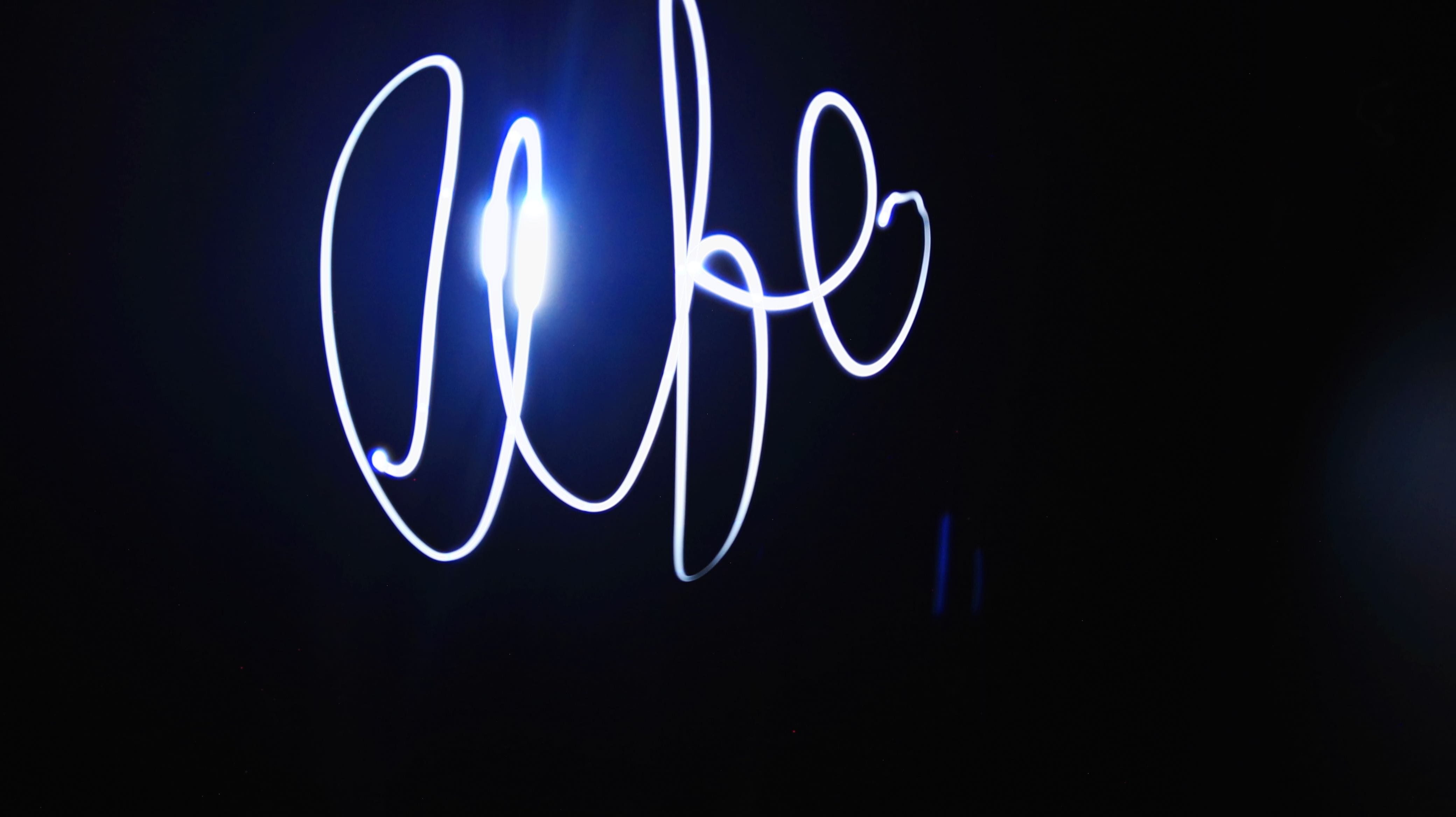LIGHT UP LIFE. Light tagging taken using Light Painting mode with no filter. 