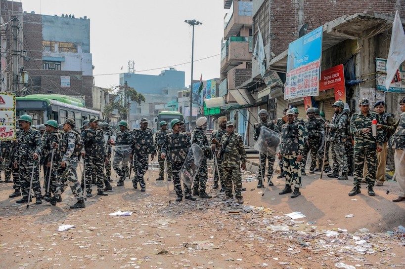 Curfew call in New Delhi after 20 die in sectarian clashes