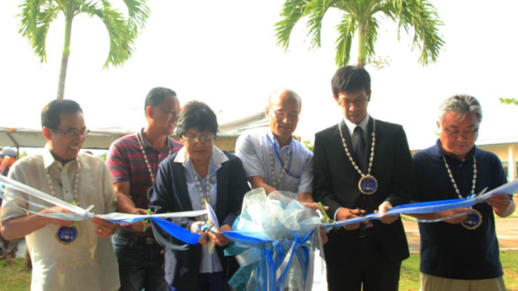 Japan turns over daycare center, national agri school to Yolanda victims