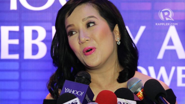 MATTERS OF THE HEART. Kris Aquino's budding romance with Herbert Bautista may have not pushed through, but she has her two sons to take care of. File photo by Mark Cristino/Rappler