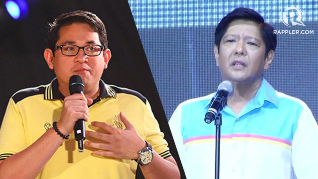 Bongbong Marcos vs Bam Aquino on alleged cheating