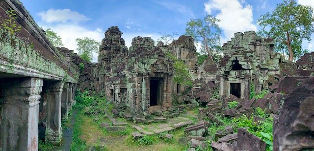 PREAH KHAN. Trees, monuments, ruins are remnants of what was built for King Jayavarman VII. Photo by Chay Hofilena/Rappler  