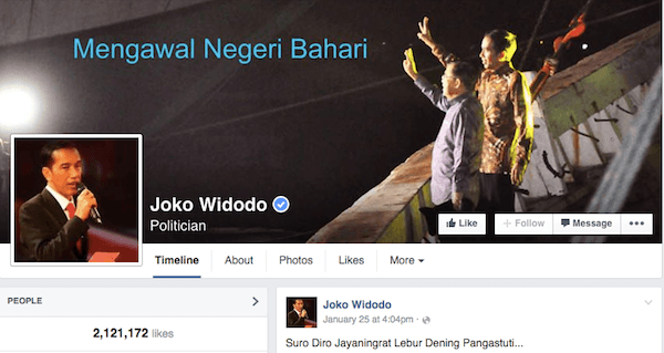 Akun media sosial Jokowi: Siapa yang punya?