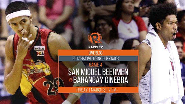 LIVE BLOG: 2017 PBA Finals Game 4 – Barangay Ginebra vs San Miguel Beermen