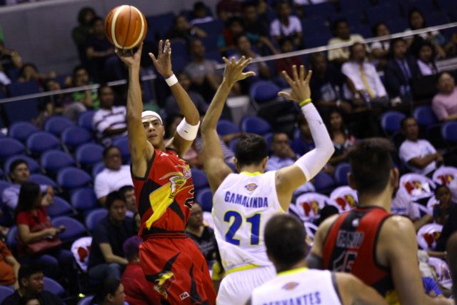 Arwind Santos points out defense as one area San Miguel has to work on entering the playoffs. Photo by Josh Albelda/Rappler 