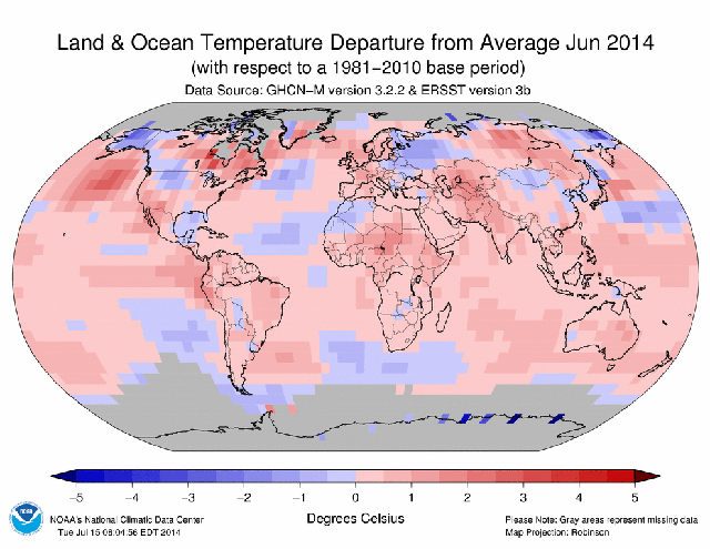 Scientists mark new record high for June
