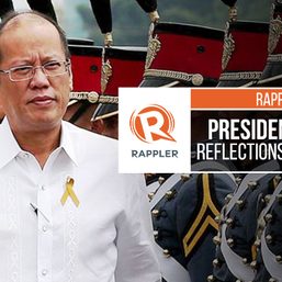 Rappler Talk: President Aquino’s legacy and reflections on leadership