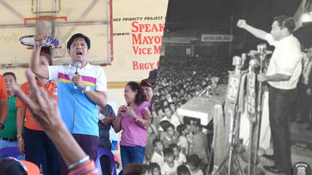 How Bongbong Marcos mirrors father’s image in campaign