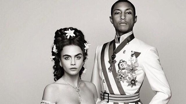 Pharrell and Cara Delevingne sing and dance for Chanel