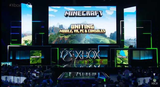 THE MINECRAFT PHENOMENON. Minecraft gets a united front. Screen shot from YouTube livestream. 
