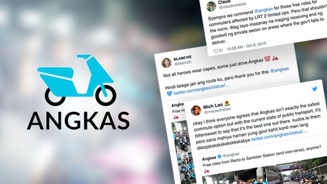 Online reactions: Angkas gets Twitter praise for free rides