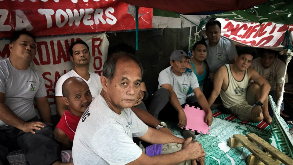 Workers of BGC condo on hunger strike