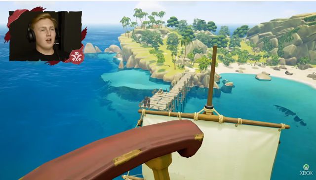 SEA OF THIEVES. Screen shot from YouTube video. 