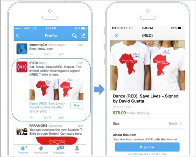Twitter tests ‘buy’ button for posted ads