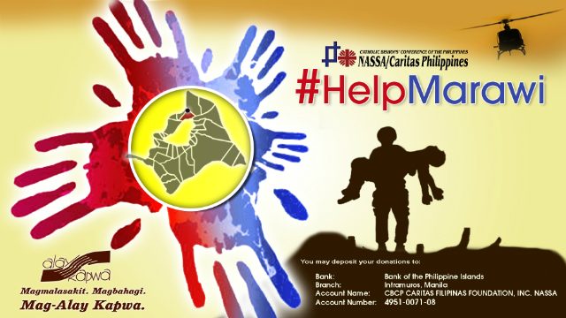 Caritas Philippines appeals for donations for Marawi