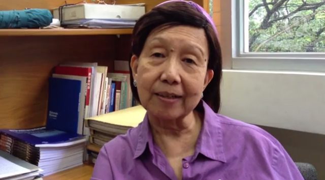MENTOR, ADVOCATE. The late Ateneo professor Dr Lydia Jose. File photo by Rappler