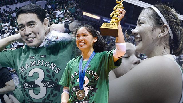 De Jesus glad to see DLSZ players Macandili, Dy graduate with a crown