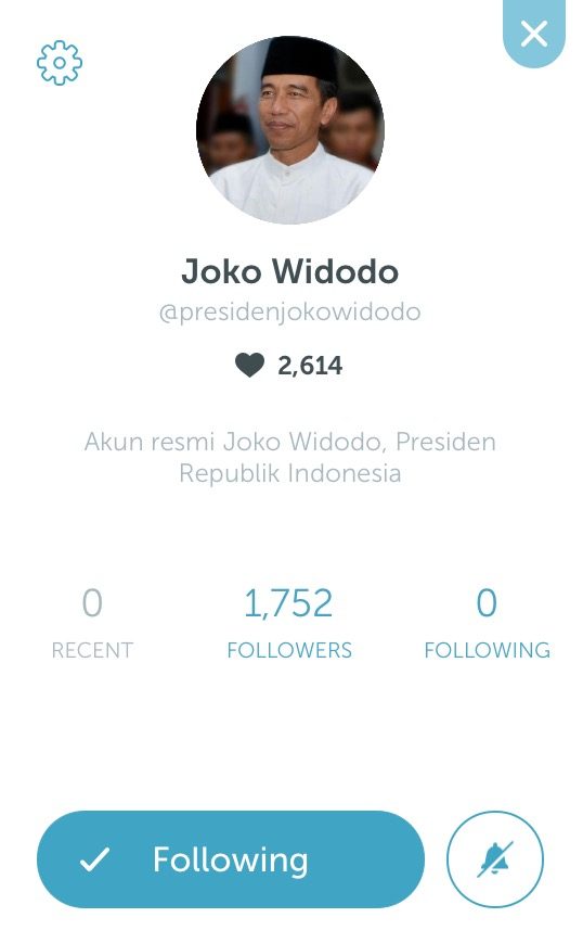  Screenshot dari akun @presidenjokowidodo