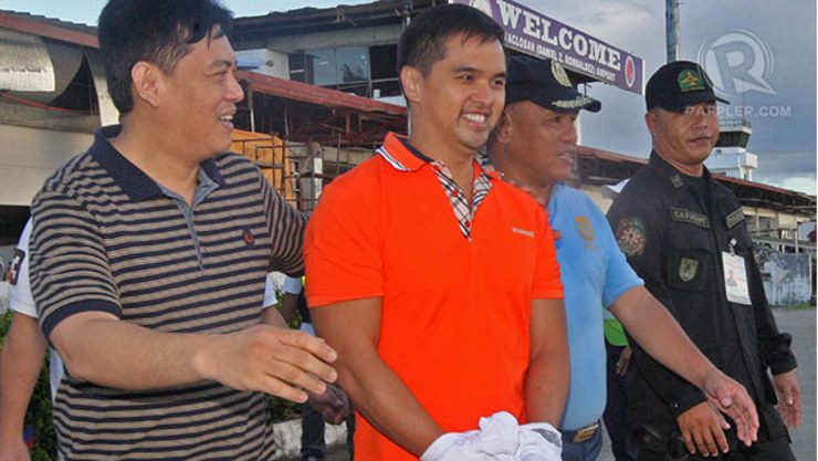 CEDRIC LEE. He and another co-accused, Zimmer Raz were taken to Camp Bagong Diwa on Wednesday afternoon.  File photo by Jose Del/Rappler