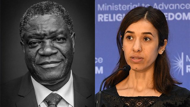 DR Congo’s Dr Mukwege, Yazidi campaigner Murad win Nobel Peace Prize 2018