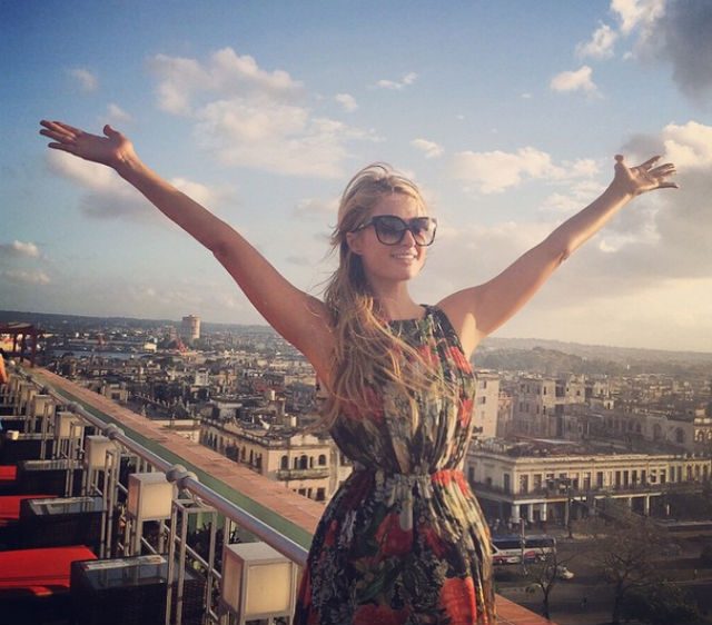 Paris Hilton spotted in Havana