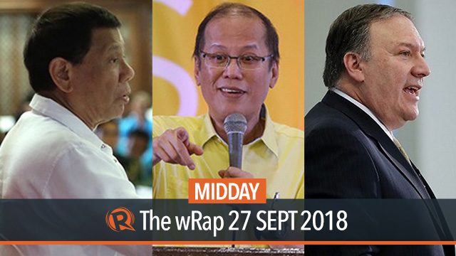 Duterte slams communists, Noynoy on Trillanes warrant, denuclearization | Midday wRap