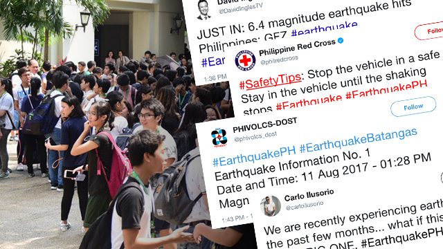 In tweets: Where magnitude 6.3 earthquake was felt in Luzon