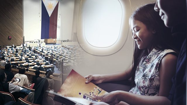 House committee pushes travel tax exemption for all OFW kids
