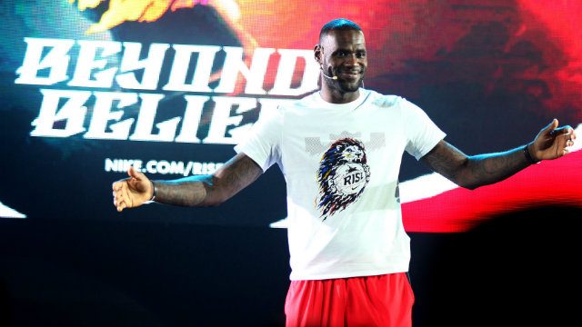 LeBron James seeks to inspire Filipino basketball hopefuls