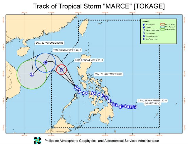 Storm signals lifted as Marce crosses West Philippine Sea