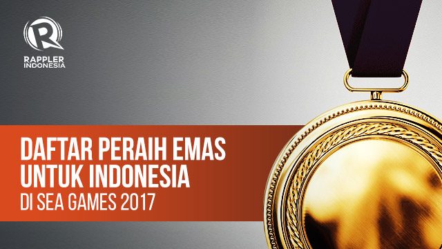 Daftar lengkap peraih emas untuk Indonesia dalam SEA Games 2017