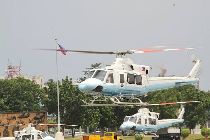 VIP TRANSPORT. Three brand new Bell choppers will be used to transport VIP guests during the APEC Summit 