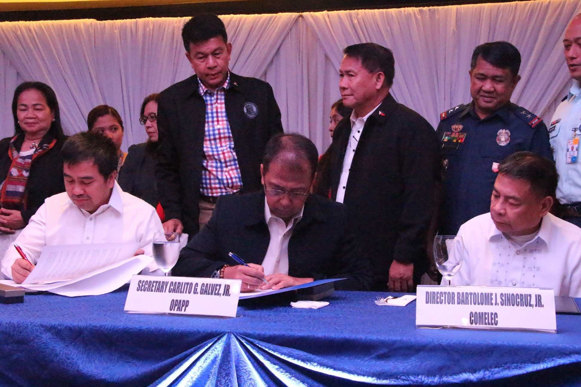 A month before Bangsamoro plebiscite, gov’t entities sign deal on info drive