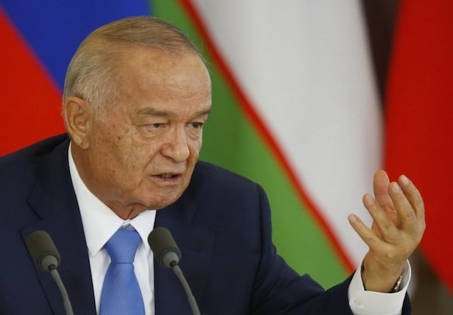 Uzbek President Islam Karimov. AFP FILE PHOTO  