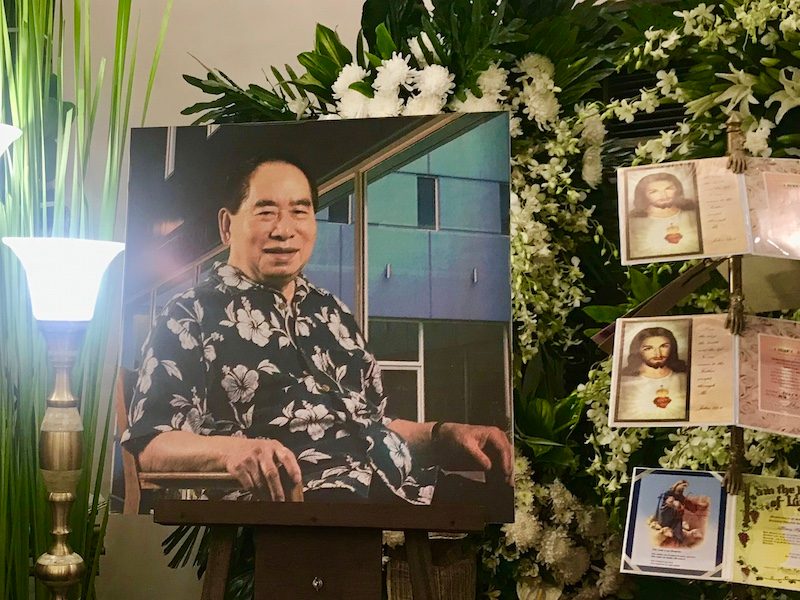 IN PHOTOS: The wake of Henry Sy Sr
