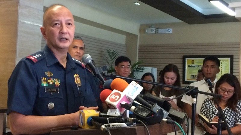 OFFICER-IN-CHARGE. OIC PNP chief Deputy Director General Leonardo Espina during a media briefing on Friday, December 12, 2014. Rappler photo  
