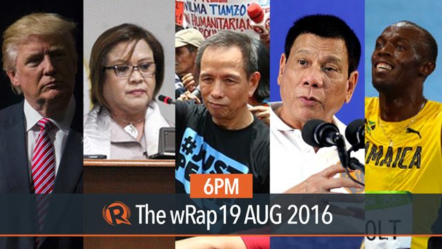 Tiamzons, Duterte vs De Lima, Usain Bolt | 6PM wRap