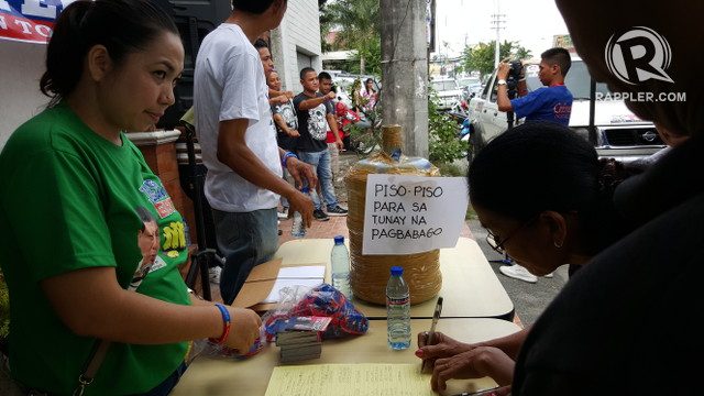 FUNDRAISING. Volunteer groups start 'piso-piso' campaigns to raise funds 