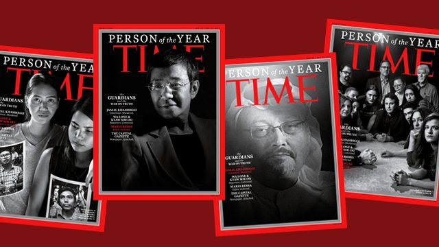 THE GUARDIANS. TIME Magazine recognizes a collection of journalists around the world for 'taking great risks in pursuit of greater truths.' Images from TIME website 