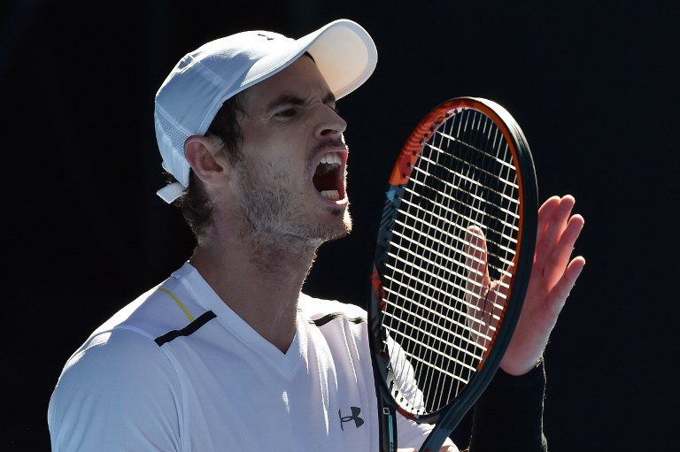 GRAND UPSET. Andy Murray's quest for his first Australian Open title has once again been derailed. Photo by Paul Crock/AFP  