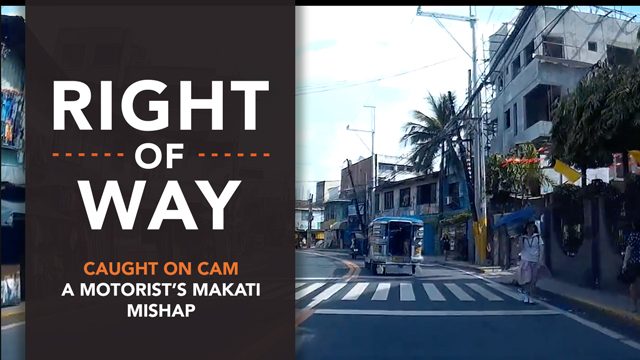 [Right of Way] Caught on cam: A motorist’s Makati mishap