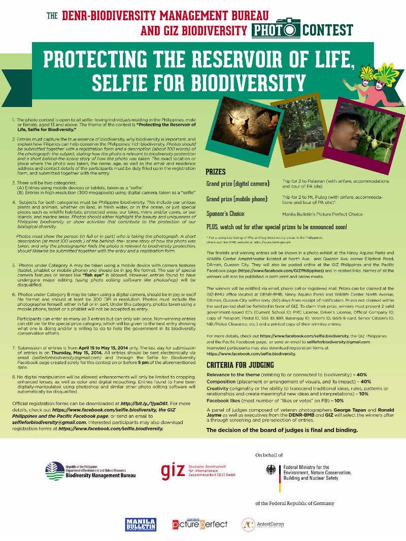 Photo contest: Take a “Selfie for Biodiversity”
