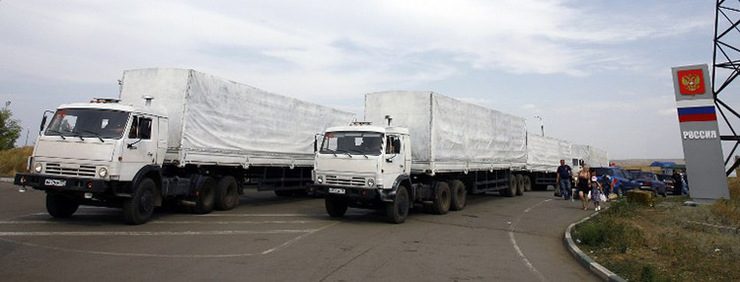 Kiev, West slam Russian aid convoy to east Ukraine