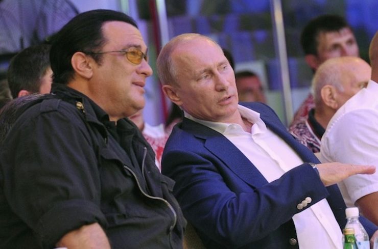 US action hero Steven Seagal plays gig in Crimea