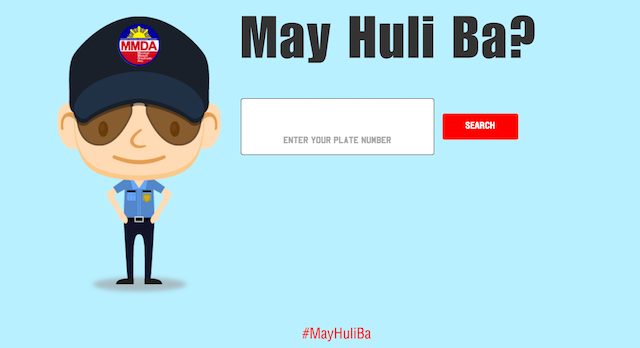 May Huli Ba? MMDA’s website lets motorists check traffic violations