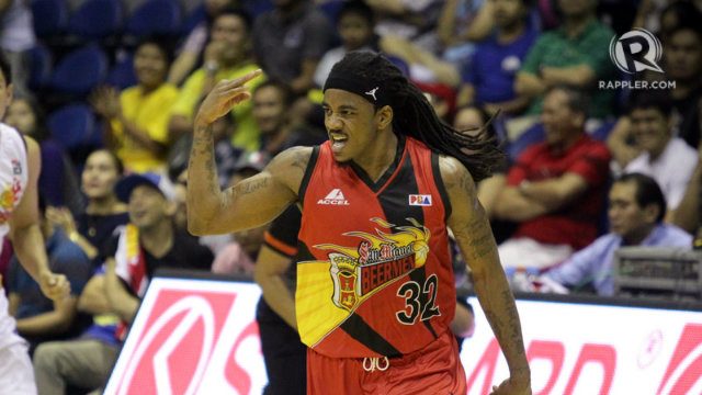 DREAM COME TRUE. Arizona Reid said he has always wanted to play for the San Miguel franchise. File photo by Mark Cristino/Rappler  