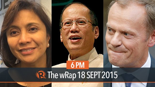 Bicol vote, Aquino’s highest rating, Europe’s refugee crisis | 6PM wRap